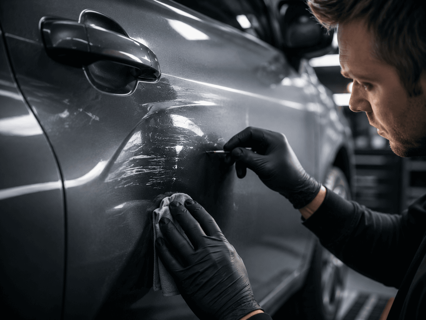 Auto-Reparatur im Profi-Werkstattbetrieb